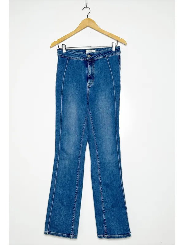 We The Free People Cross My Heart Slim Straight High Rise Jeans Size 28 - Image 3