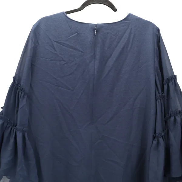 Navy Blue‎ Flare Party Cocktail Wedding Bridesmaid Church Office Dress Plus 18 - Image 10