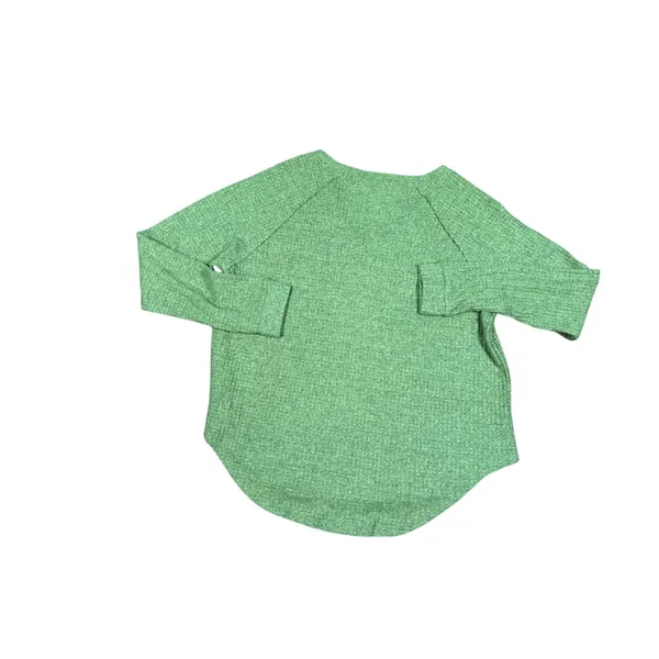 American Eagle Soft & Sexy Plush‎ Green V-Neck Long Sleeve Top Comfy Casual - Image 5