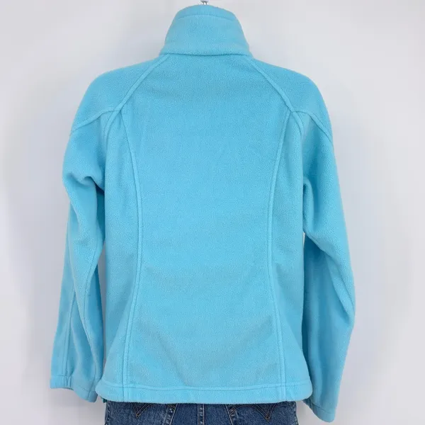 Columbia Fleece Jacket‎ Full Zip Aqua Blue Womens Size S Winter Outerwear Warm - Image 5