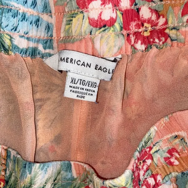 American Eagle Outfitters Tropical Peach Shorts - Image 2