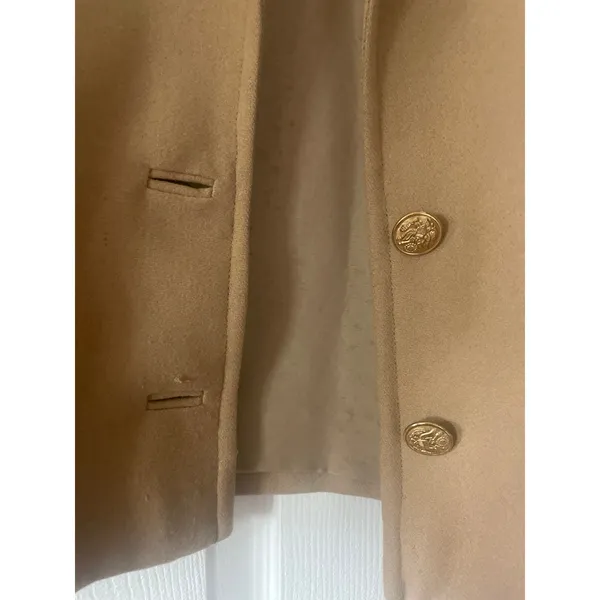 Goldie Vintage‎ Tan Peacoat Coat - Image 6