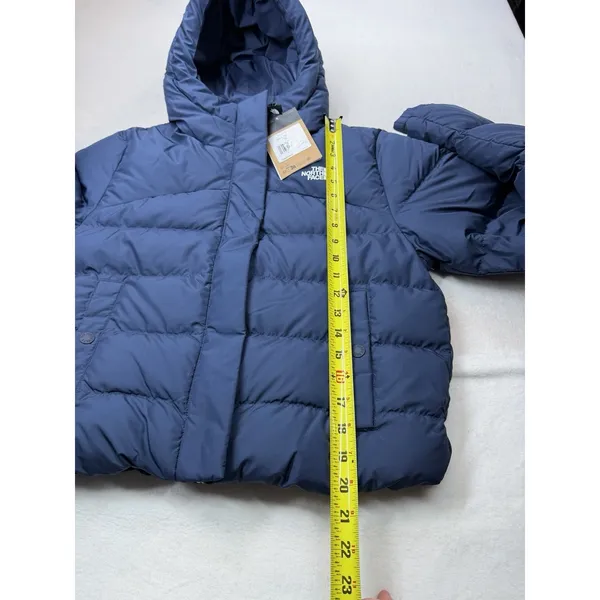 The North Face Women's Baltic Down Puffer Hoodie Jacket Navy NWT Small $270 ORG - Image 12