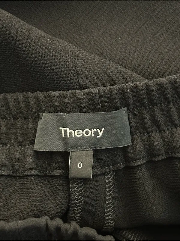 Theory Straight Pull-On Pant Admiral Crepe Size 0 - Image 7