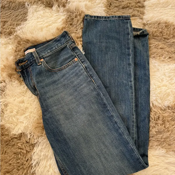 Levi's Straight Leg Blue Jeans - Image 2