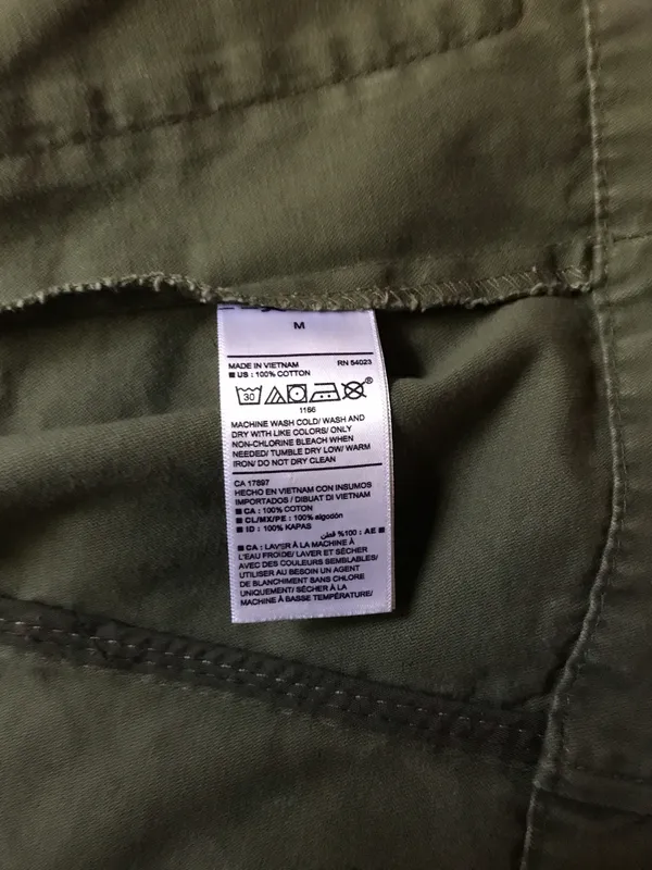 Old Navy Twill Field Jacket sz M - Image 5