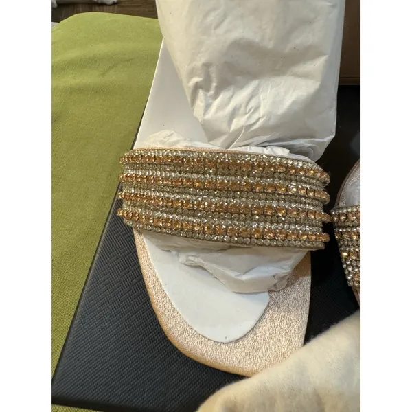 Badgley Mischka Becca rhinestone jeweled sandals size 6 Bridal Fairy - Image 7