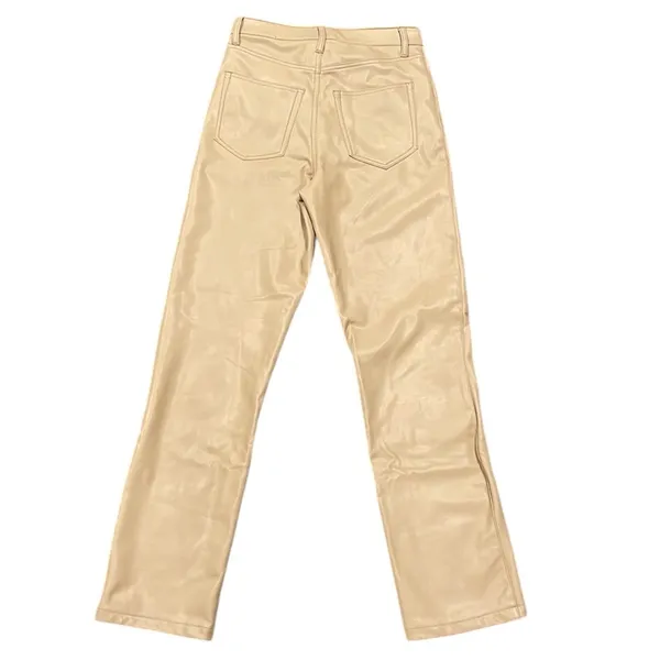 Abercrombie and Fitch Vegan Leather 90s Straight Ultra High Rise - Image 8