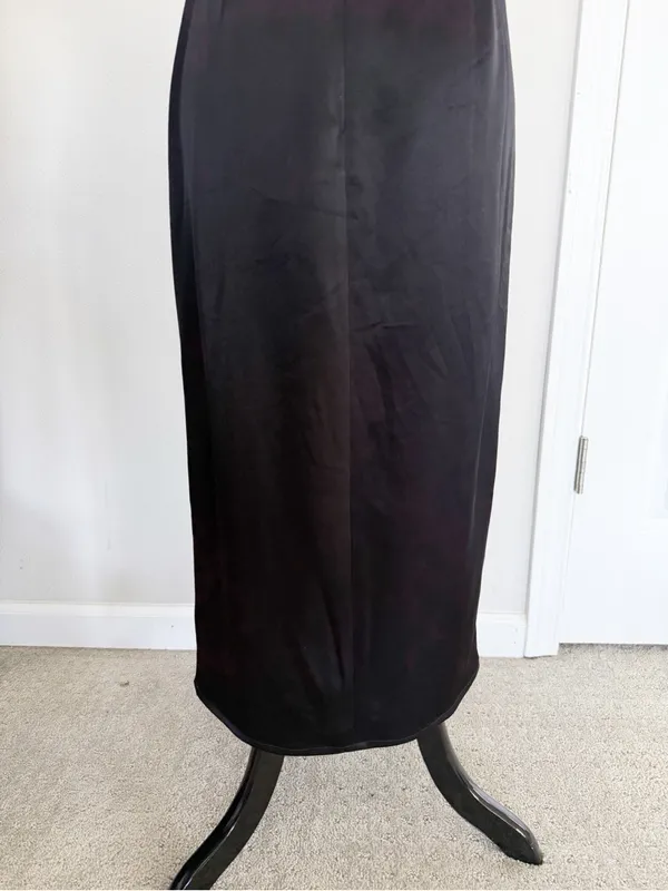 Aritzia TEN by Babaton Black Satin Dress size 2 - Image 7