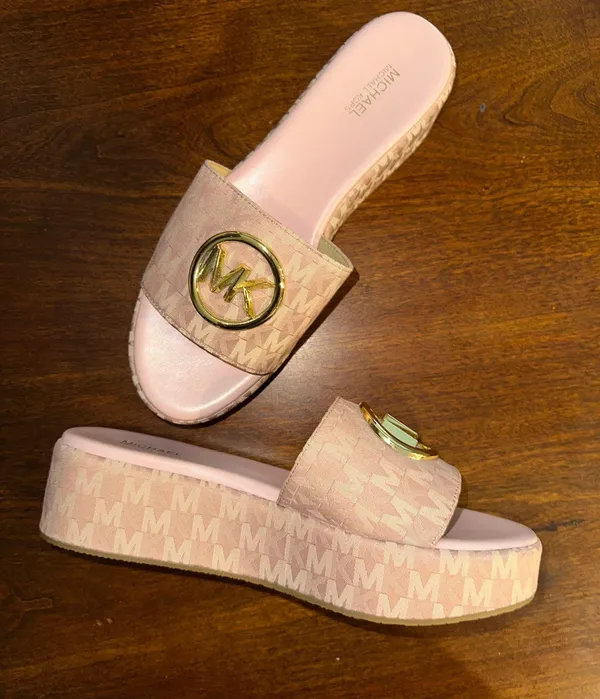 Sadler Monogram Platform Sandals - Image 2
