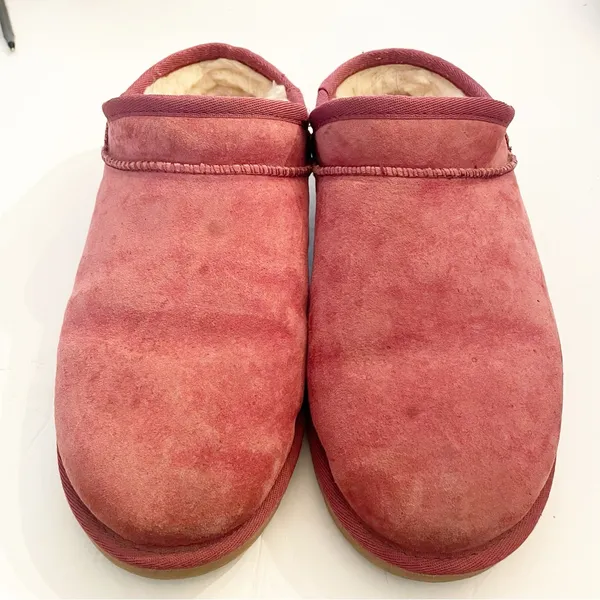 UGG‎ Size 9 Rust Red Short Classic Water Resistant Slipper Boot Slip On - Image 2
