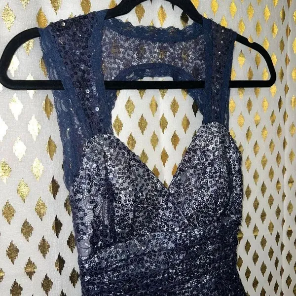 B darlin sequin dress mini dress formal homecoming high school size 1/2 XS - Image 4