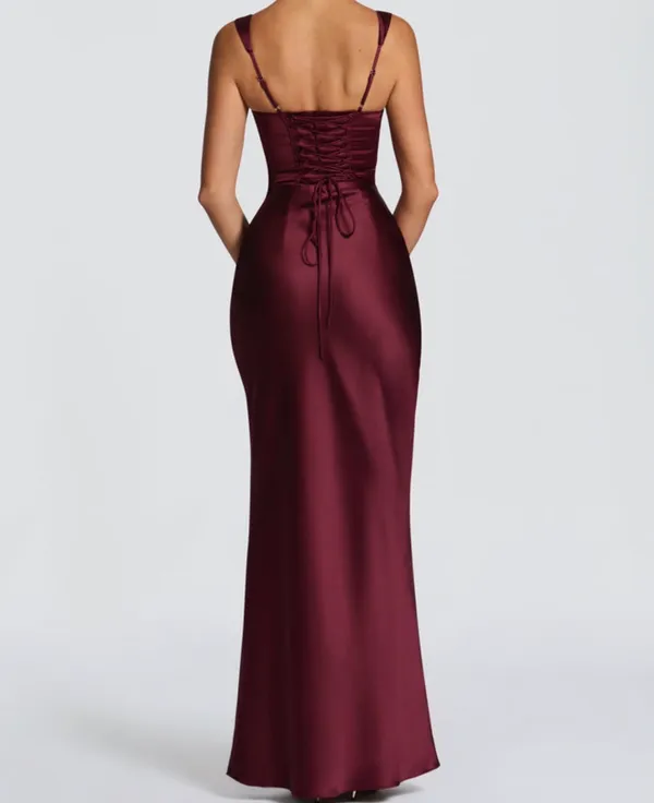 Babyboo Calanthe Maxi Dress - Cherry Lacquer - Image 2