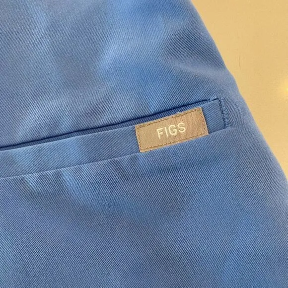 Figs Casma Three-Pocket Scrub Top‎ Blue Size XXS - Image 3