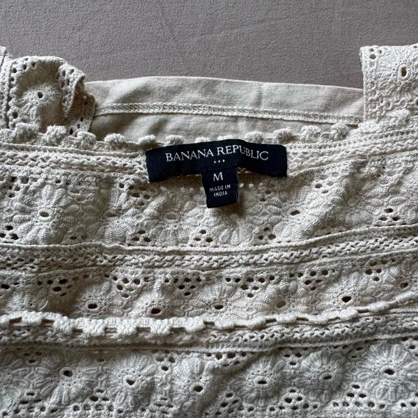 Banana Republic LACE KNIT TANK TOP - Image 4