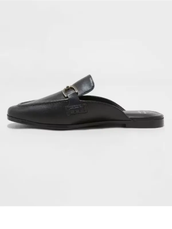 Black loafer mule flats - Image 7