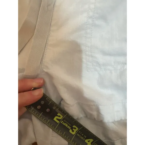 J.Crew Light Blue Linen Lyocell Blend Drawstring Seaside Shorts Small 3in Inseam - Image 5
