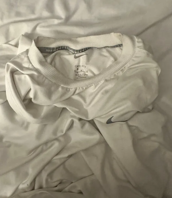 Nike White Dri-fit Running Long sleeved Top - Image 4