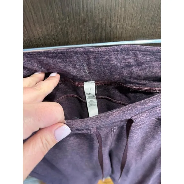 lululemon athletica Warm Down joggers feature a heathered purple‎ 12 - Image 3