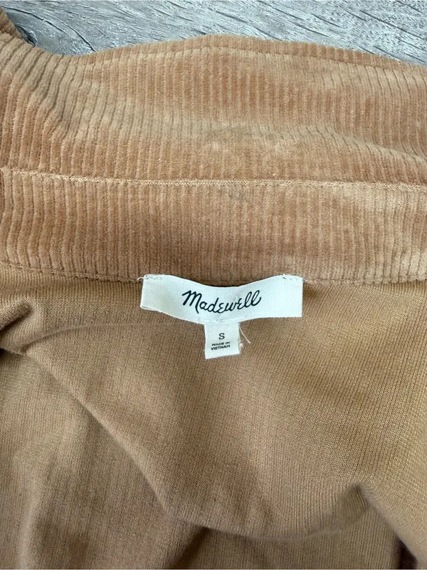 Madewell Women's‎ Knit Corduroy Redford Cotton Button Blazer Size small - Image 4