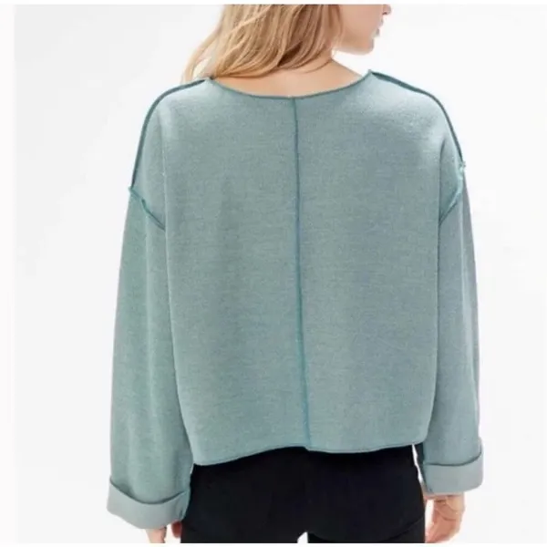Urban Outfitters Jax Inside Out Notch‎ Neck Sweater Sz M - Image 3