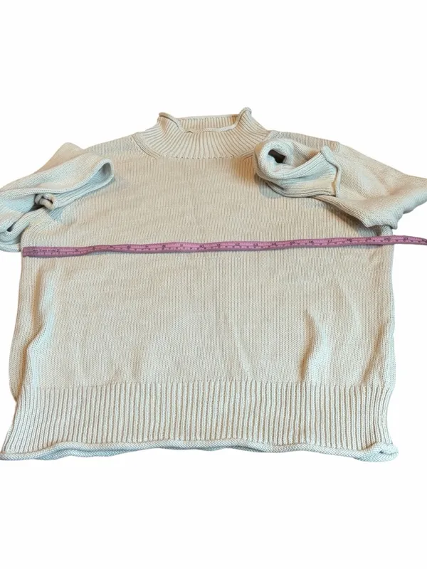 J. CREW beige sweater - Image 3