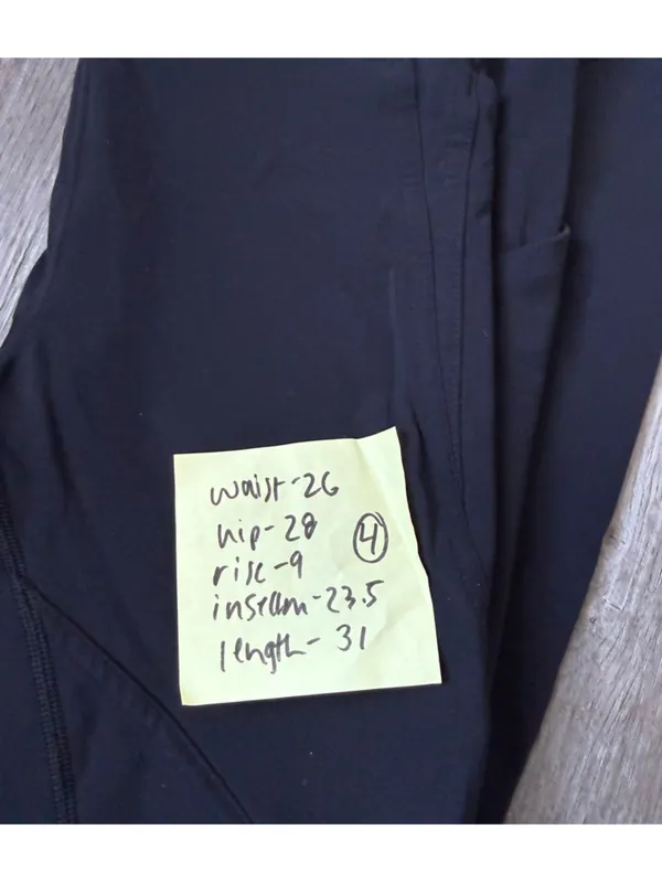 Lululemon Leggings Compression Pants Workout Black Size 4 - Image 8