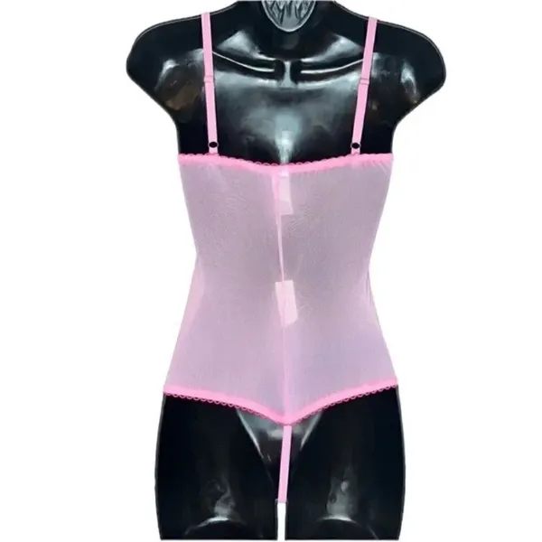 We Are Hah Pink bodysuit(Size Small) Pink - Image 4