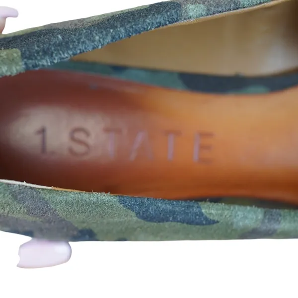 1.STATE Bennie Camo Skimmer Flats Camouflage‎ Pointed Toe Slip-On Shoes Size 7M - Image 8