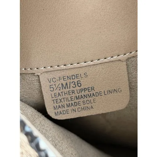 Vince Camuto Fendels Snakeskin Embossed Leather Knee High Stiletto Boots‎ 5.5M - Image 7