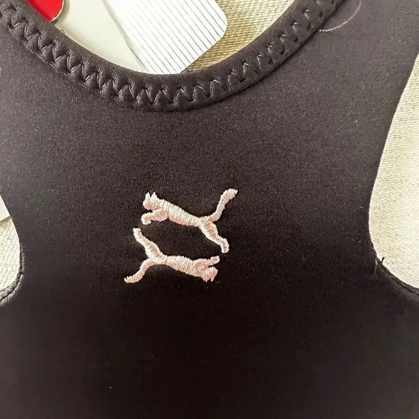 Puma Exhale black red stripe sports bra - Image 13