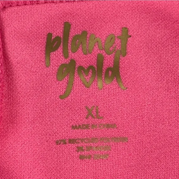 Planet Gold Women's Pink Asymmetrical Dress Sz XL SKU 4209 - Image 4