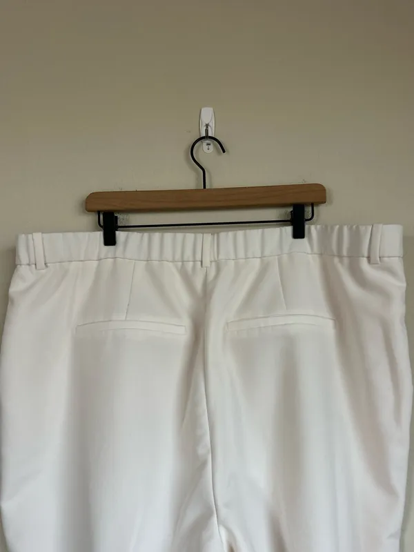Abercrombie & Fitch Curve Love Tailored Wide Leg Crop Pants - Image 6