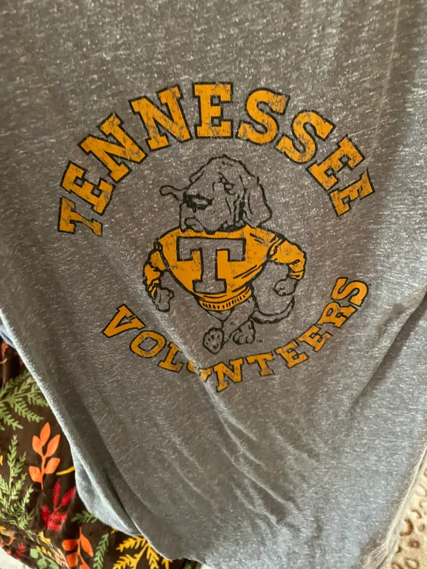 Tennessee Volunteers Tee Gray Size M - Image 4