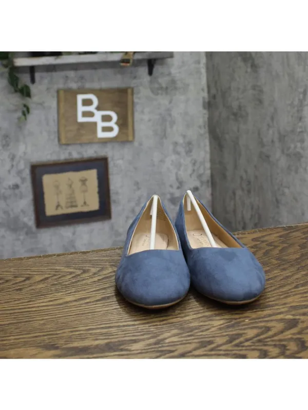 NWT Journee Collection Comfort Round-Toe Dress Flats KAVN Blue 10W - Image 4
