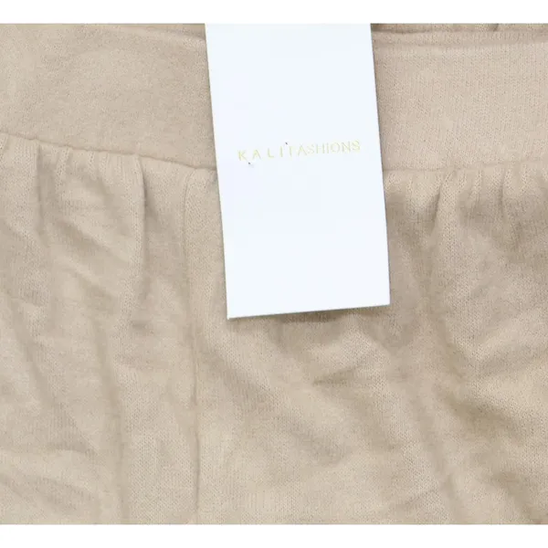 NWT Kali Fashions Womens Knit Cozy Pajama Lounge Pants Brown M - Image 3