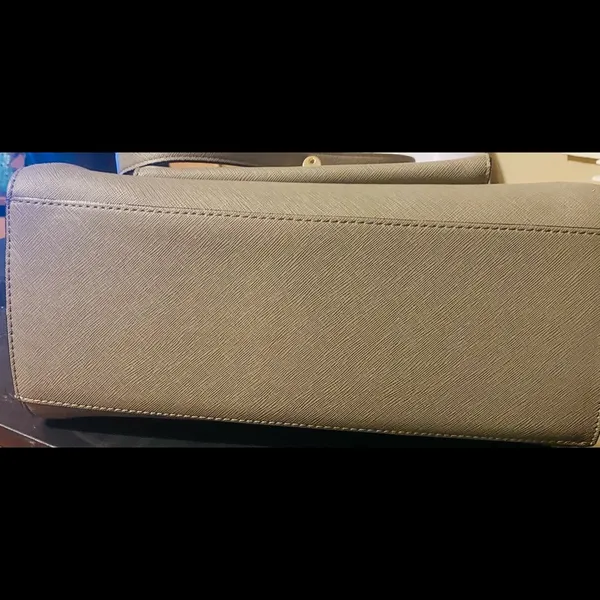 Kate Landry Lite Green (almost Gray)Faux Leather - Image 8