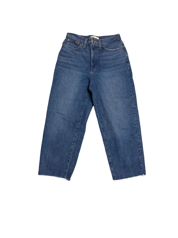 👖✨Madewell‎ Balloon Leg High Rise Crop Jeans Medium Wash Size 29✨👖 - Image 2