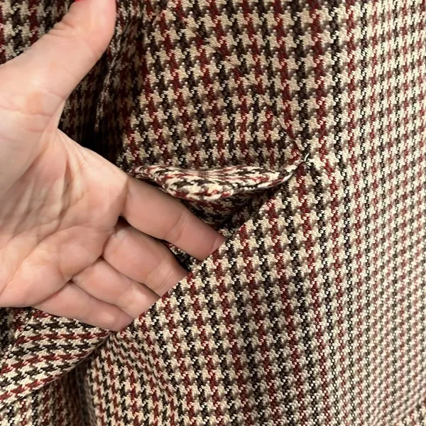 TAHARI NWT Peak Lapel neutral pattern blazer - 2 ($120) - Image 6