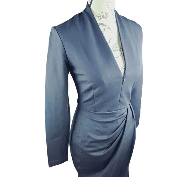 Amanda Uprichard -731 NWT‎ Women's Black Joaquin Night Out Zipper Dress Size S - Image 3