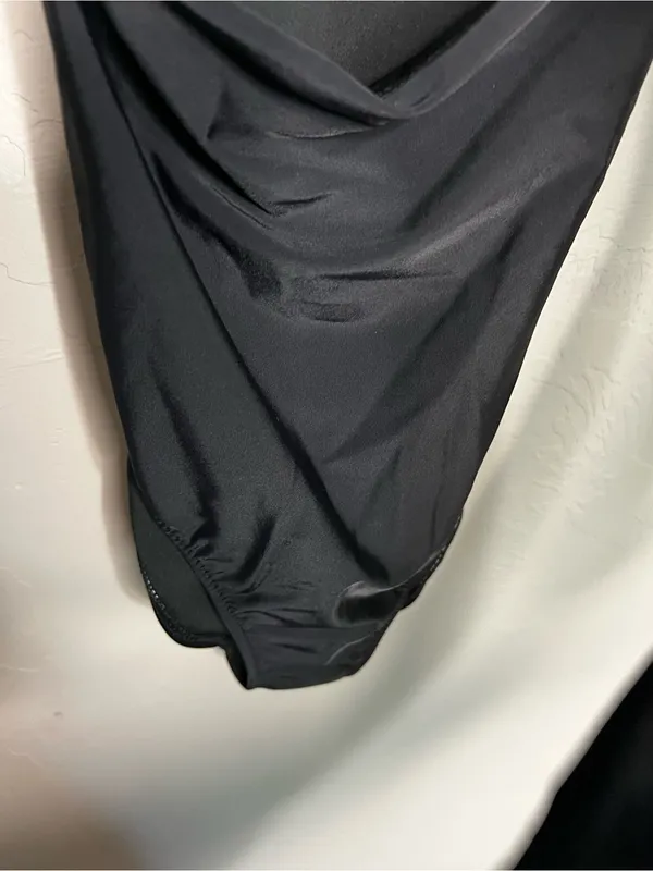 Aerie‎ NWT Black Wrap Full Coverage Front Cutout One Piece Swimsuit - Image 4