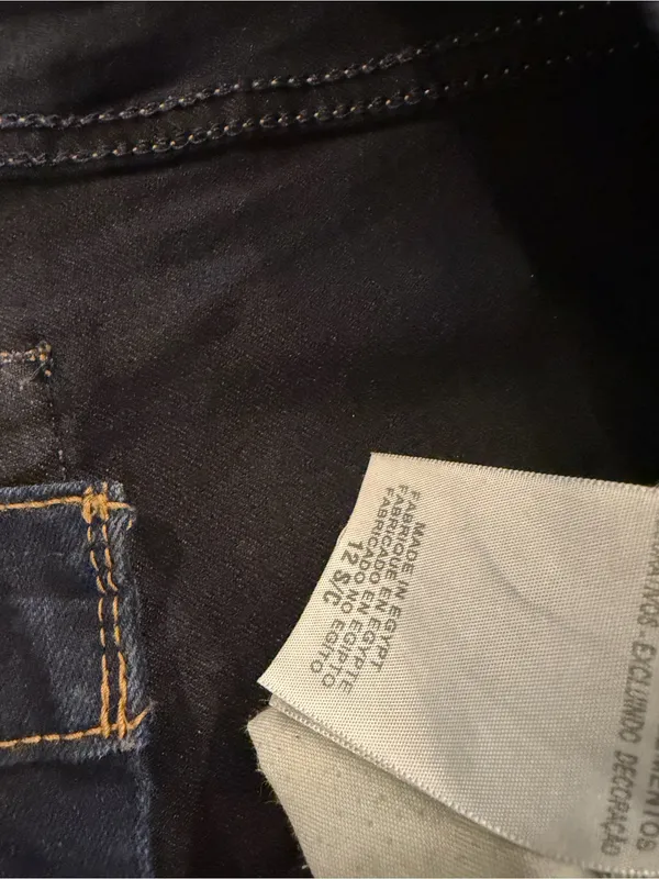 Levi's Dark Blue Flare Jeans - Image 3
