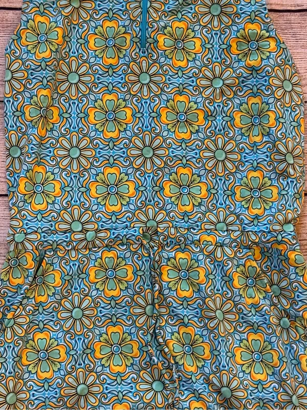 IBKUL Turquoise Blue Sleeveless Drawstring Golf Dress Size XS - Image 7