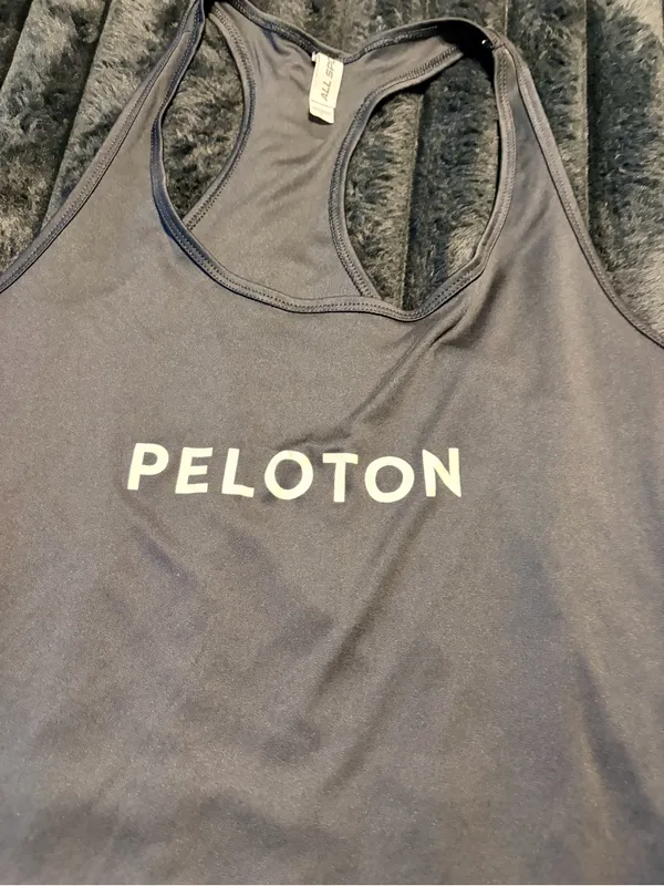Peloton Women's Racerback Tank Top - Charcoal/Black - Image 2