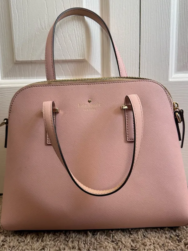 kate spade Pink Saffiano Dome Satchel - Image 2