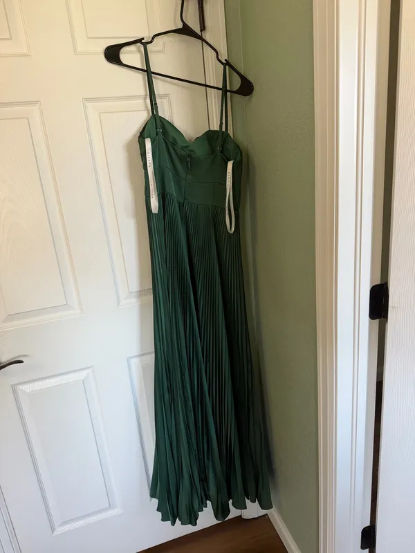 Azazie Bridesmaid Dress Satin - Image 3