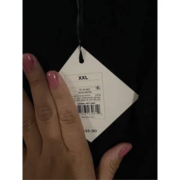 Ava & Viv Black Scoop Neck Off Shoulder 3/4 Sleeve MIDI Dress Size XXL NWT - Image 6