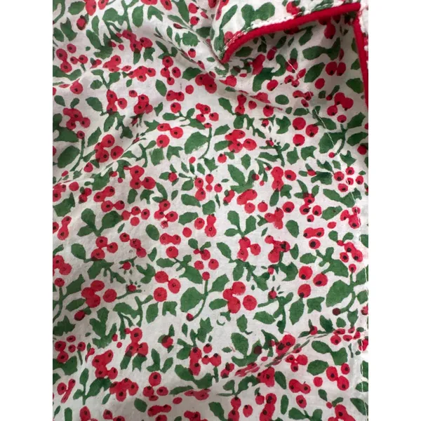 Roller Rabbit Roberta Christmas Holly Berry Size Small Womens Pajamas Set - Image 8