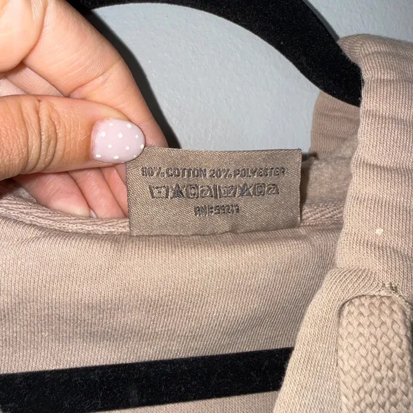 Taylor Swift The Eras Tour Hoodie Women XL Taupe Excellent Graphic Concert Merch - Image 3