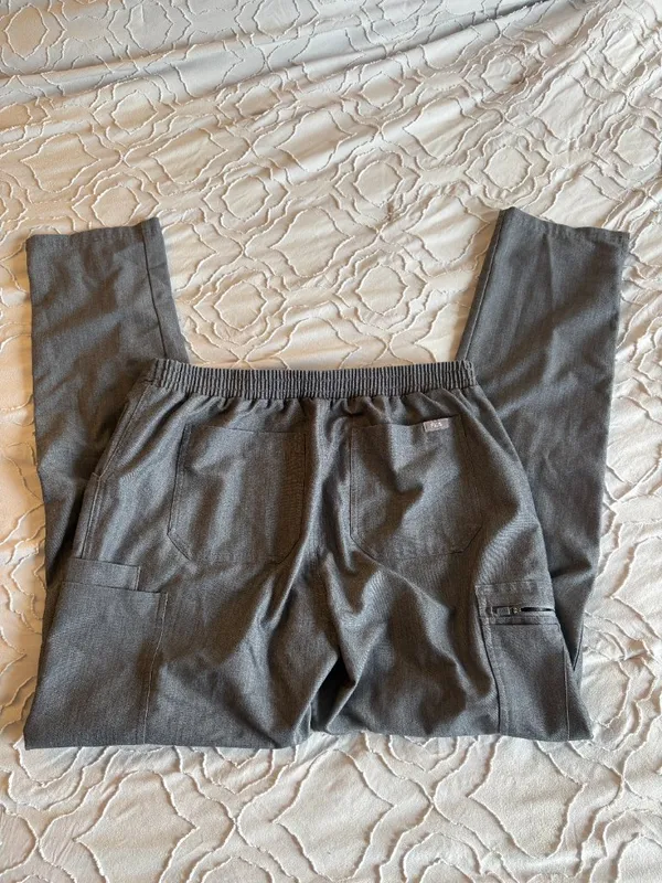 Figs Yola Skinny Scrub Pants - Graphite (Original) - Image 5